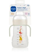 MAM Trainer Night láhev White 4m+ 220 ml