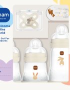 MAM Welcome to the World 0m+ dárková sada pro miminka Beige 1 ks