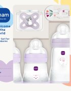 MAM Welcome to the World 0m+ dárková sada pro miminka Purple