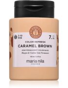 Maria Nila Colour Refresh jemná vyživující maska bez permanentních barevných pigmentů odstín Caramel Brown 7.35 100 ml