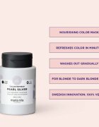 Maria Nila Colour Refresh Mask jemná vyživující maska bez permanentních barevných pigmentů odstín Pearl Silver 0.92 100 ml