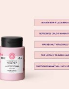 Maria Nila Colour Refresh Mask jemná vyživující maska bez permanentních barevných pigmentů odstín Pink Pop 0.69 100 ml