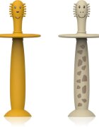 Matchstick Monkey Animal Collection zubní kartáčky pro děti Lion/ Giraffe 2 ks