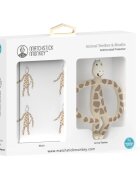 Matchstick Monkey Animal Teether & Muslin Giraffe dárková sada pro děti