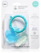 Matchstick Monkey Cooling Teether kousátko s chladivým účinkem Blue/ Mint 3m+ 1 ks
