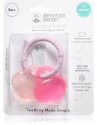 Matchstick Monkey Cooling Teether kousátko s chladivým účinkem Pink/ Dusty Pink 3m+ 1 ks