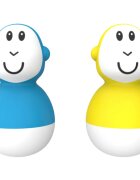 Matchstick Monkey Endless Bathtime Fun Wobblers hračka do vody Blue & Yellow 2 ks