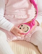 Matchstick Monkey Flat Face Teether & Soother Clip dárková sada pro děti Pink