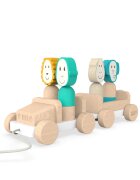 Matchstick Monkey Safari Jeep tahací hračka 1 ks