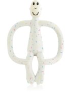 Matchstick Monkey Teething Toy and Gel Applicator kousátko s kartáčkem 2 v 1 Confetti Cream 1 ks