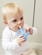 Matchstick Monkey Teething Toy and Gel Applicator kousátko s kartáčkem 2 v 1 Light Blue 1 ks