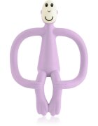 Matchstick Monkey Teething Toy and Gel Applicator kousátko s kartáčkem 2 v 1 Lilac 1 ks