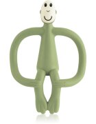 Matchstick Monkey Teething Toy and Gel Applicator kousátko s kartáčkem 2 v 1 Olive 1 ks