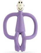 Matchstick Monkey Teething Toy and Gel Applicator kousátko s kartáčkem 2 v 1 Purple 1 ks