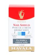 Mavala Nail Camouflage Nail Shield dvoufázová péče pro regeneraci a elasticitu nehtů 2x10 ml