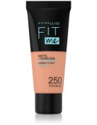 MAYBELLINE NEW YORK Fit Me! Matte+Poreless matující make-up pro normální a mastnou pleť odstín 250 Sun Beige 30 ml