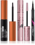 MAYBELLINE NEW YORK Make-Up Set set za zvýhodněnou cenu na oči a obočí Medium Brown