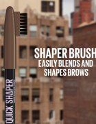 MAYBELLINE NEW YORK Quick Shaper precizní tužka na obočí s kartáčkem odstín 06 Black Brown 1 ks