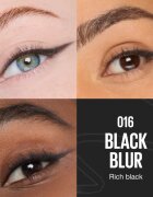 MAYBELLINE NEW YORK Sculpting Stix automatická tužka na oči se štětečkem odstín 16 Black Blur 1 ks