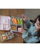 Melii Bento Box svačinový box Pink Purple Gray 1446 ml