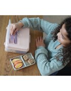 Melii Bento Box svačinový box Pink Purple Gray 1446 ml