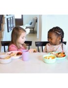 Melii Feeding Set jídelní set Pink Purple Grey 3 ks