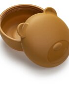 Melii Silicone Bowl with Lid svačinový box Bear 350 ml