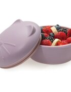 Melii Silicone Bowl with Lid svačinový box Cat 350 ml