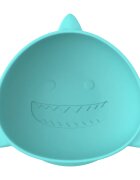 Melii Silicone Suction Bowl silikonová miska s přísavkou Shark 2x300 ml