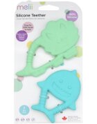 Melii Teethers kousátko Dino & Shark 2 ks