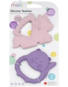 Melii Teethers kousátko Unicorn & Cat 2 ks