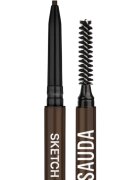 Mesauda Sketch Brows automatická tužka na obočí s kartáčkem odstín 104 Dark 0.09 g