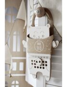 Milin Wooden Lacing Toy Mr. Teddy aktivity hračka 22 cm x 17 cm x 07 cm 1 ks