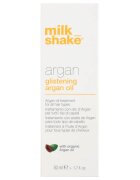 milk_shake® Argan Glistening Oil olejová péče s arganovým olejem pro všechny typy vlasů 50 ml
