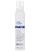 milk_shake® Silver Shine krémová pěna pro blond vlasy neutralizující žluté tóny 200 ml