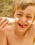 Mimitika Babytika Sunscreen Brush SPF 50+ dětský krém na opalování s aplikátorem SPF 50+ 40 ml