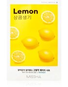 Missha Airy Fit Lemon plátýnková maska pro rozjasnění a vitalitu pleti 19 g