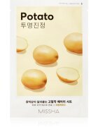 Missha Airy Fit Potato vyhlazující plátýnková maska pro rozjasnění pleti 19 g