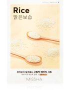 Missha Airy Fit Rice plátýnková maska s čisticím a osvěžujícím účinkem 19 g