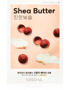 Missha Airy Fit Shea Butter plátýnková maska s vysoce hydratačním a vyživujícím účinkem 19 g