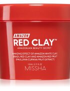 Missha Amazon Red Clay™ čisticí maska pro redukci kožního mazu a minimalizaci pórů s jílem 110 ml