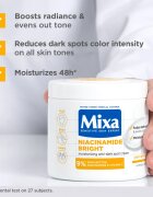 MIXA Niacinamide Bright intenzivně hydratační krém proti tmavým skvrnám 400 ml