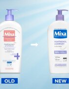 MIXA Panthenol Comfort zklidňující tělové mléko pro velmi suchou citlivou pokožku a pro pokožku se sklony k atopii 400 ml