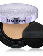 Mizon Vegan Collagen Cushion SPF38 PA++ dlouhotrvající make-up v houbičce s vysokou UV ochranou odstín #23 Natural Sand Beige 2x15 g