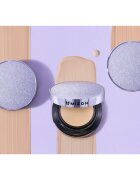 Mizon Vegan Collagen Cushion SPF38 PA++ dlouhotrvající make-up v houbičce s vysokou UV ochranou odstín #23 Natural Sand Beige 2x15 g