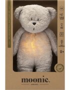 Moonie Bear 2.0 Organic Grey usínáček s melodií 1 ks