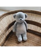 Moonie Bear 2.0 Organic Grey usínáček s melodií 1 ks
