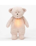 Moonie Bear 2.0 Organic Rose usínáček s melodií 1 ks