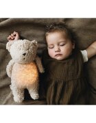Moonie Bear 2.0 Organic Rose usínáček s melodií 1 ks