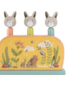 MOULIN ROTY Wooden Pop Up Toy Trois Petits Lapins vyskakovací hračka 12m+ 1 ks